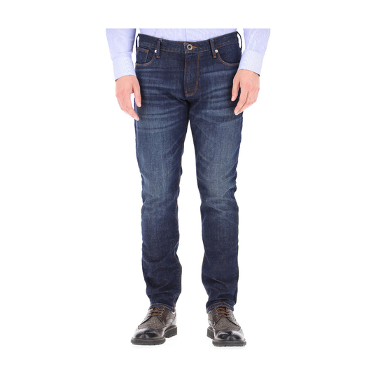Emporio Armani - Jeans - Blå - Herr - Storlek: W29,W30,W36,W40,W31